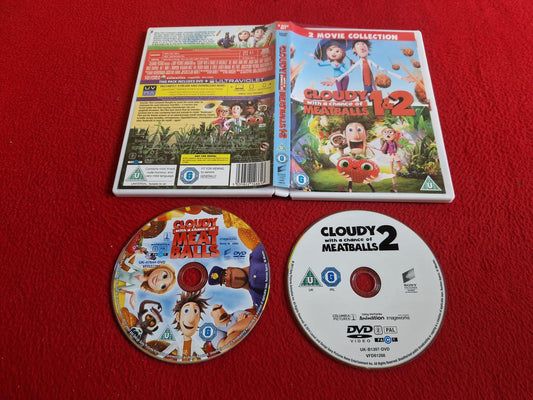 CLOUDY WITH A CHANCE OF MEATBALLS 1 & 2 DVD