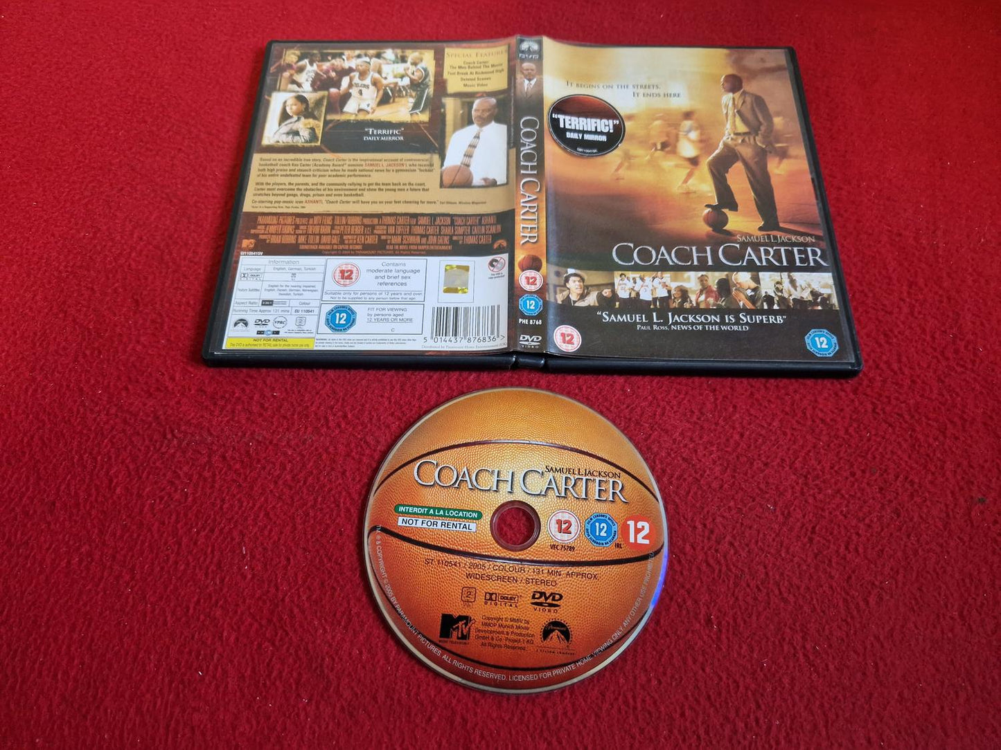 COACH CARTER DVD