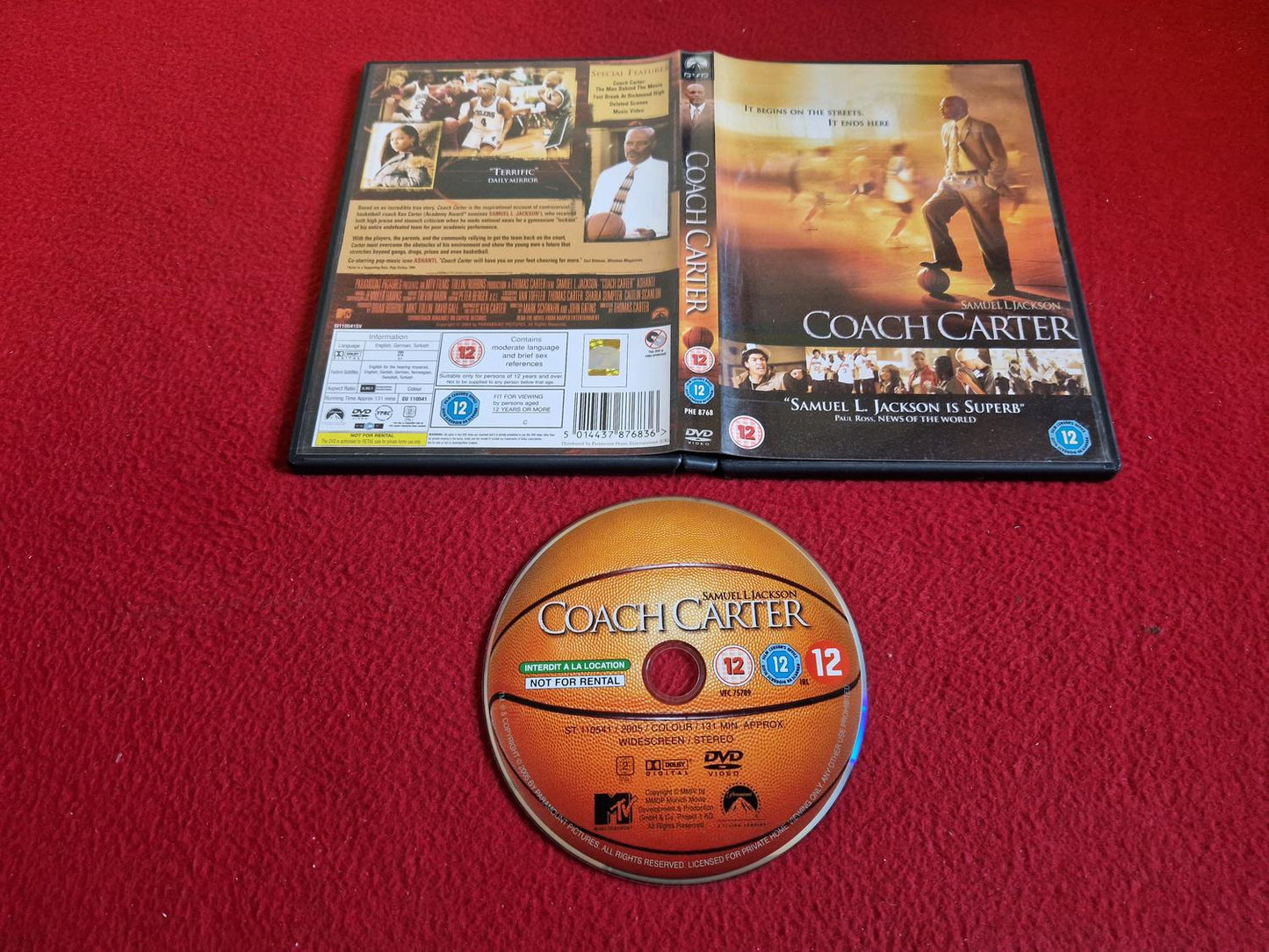 COACH CARTER DVD