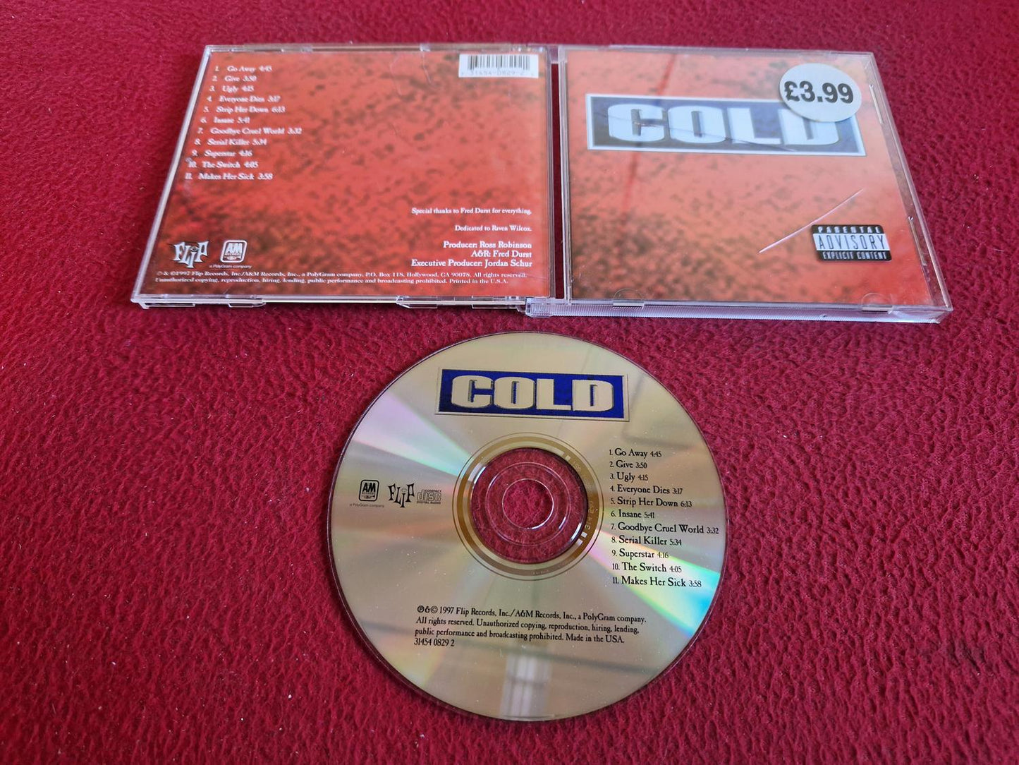 COLD - COLD CD