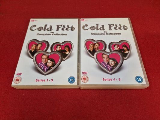 COLD FEET THE COMPLETE COLLECTION SERIES 1 - 3 + 4 - 5 BOX till DVD
