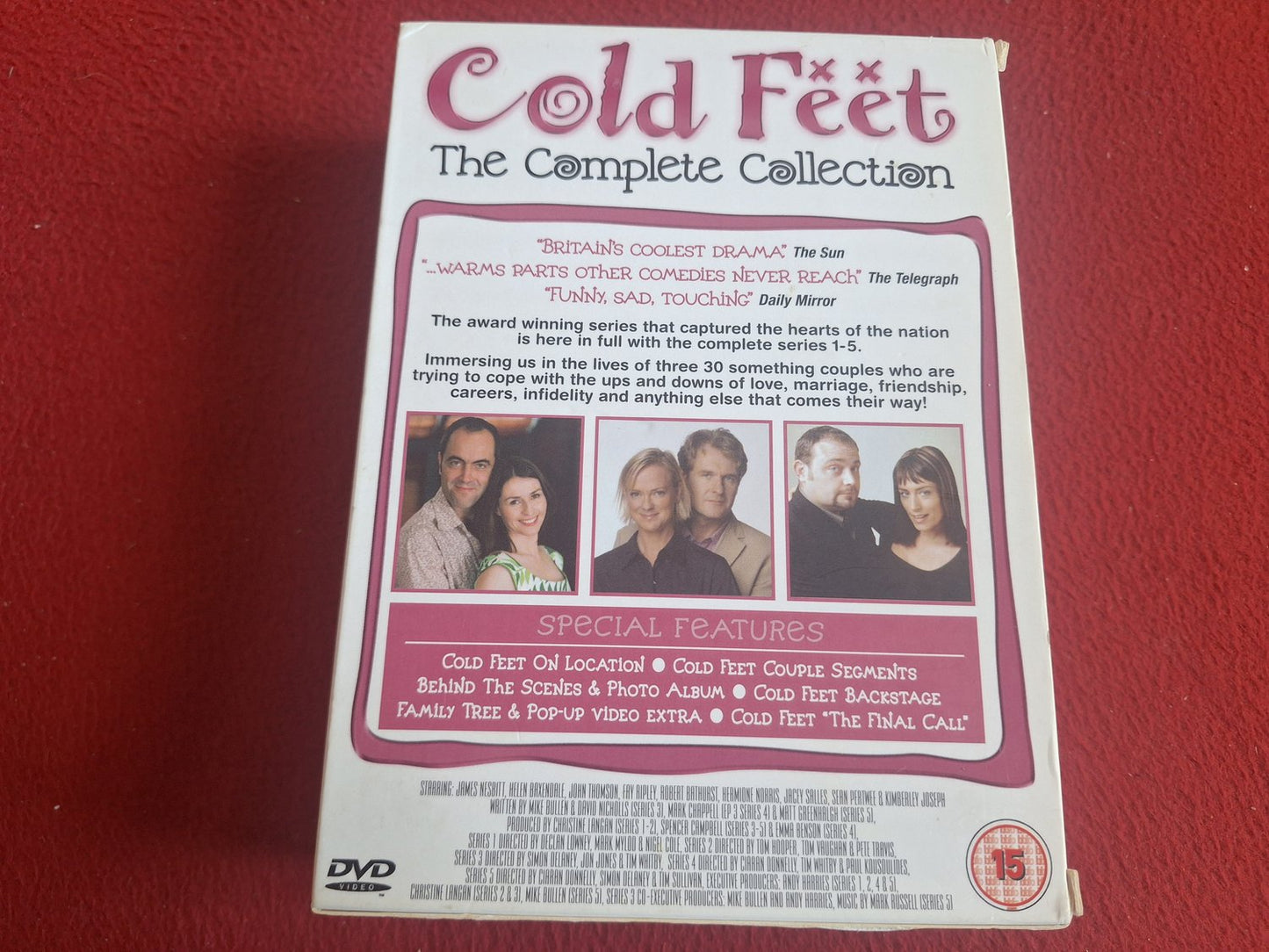 COLD FEET THE COMPLETE COLLECTION SERIES 1 - 5 BOX DVD
