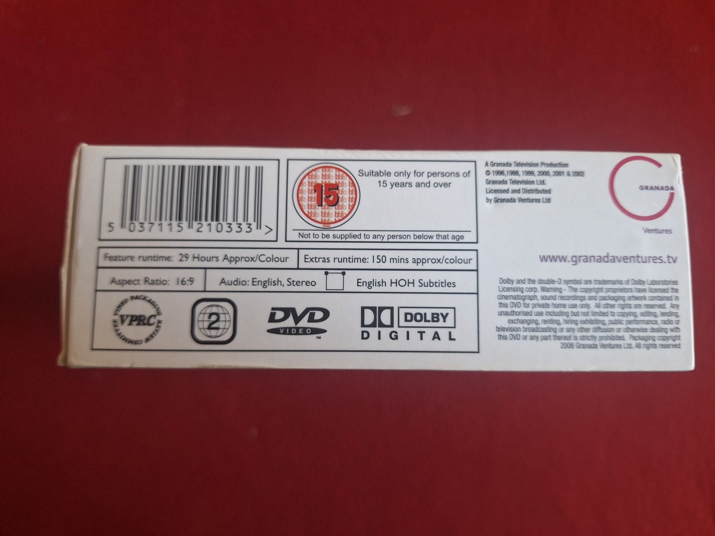 COLD FEET THE COMPLETE COLLECTION SERIES 1 - 5 BOX DVD