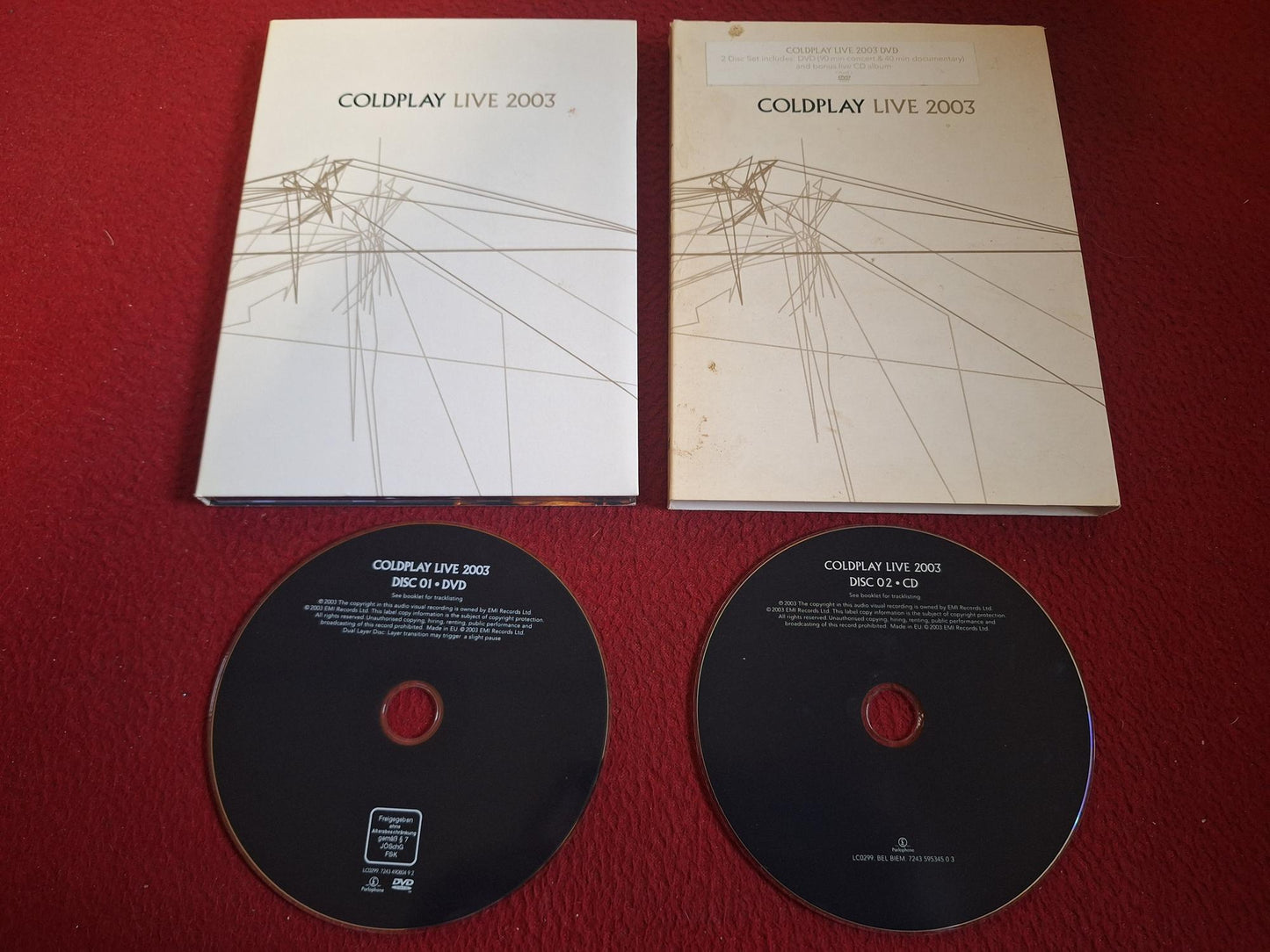 COLDPLAY LIVE 2003 DVD