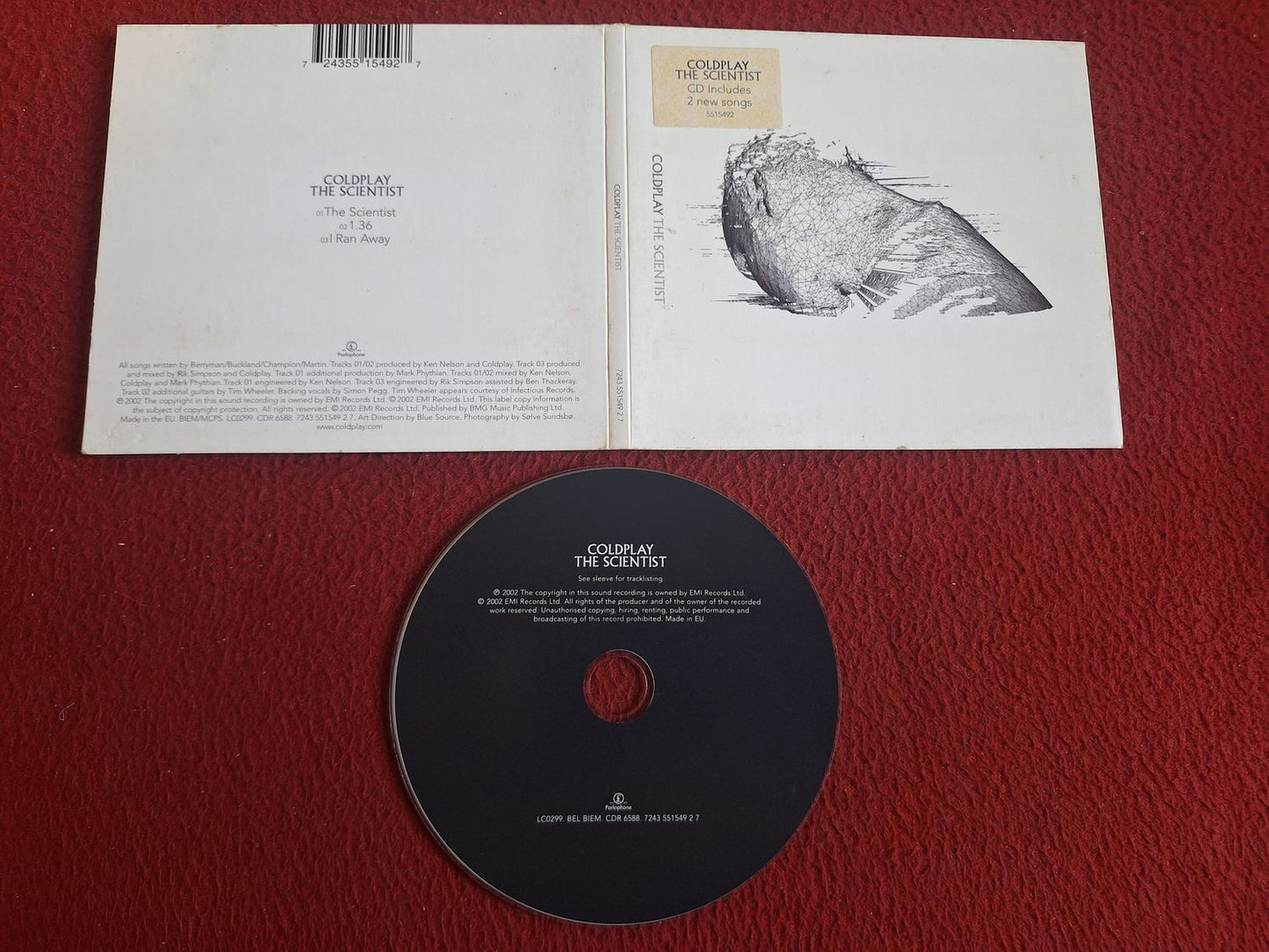 COLDPLAY THE SCIENTIST CD