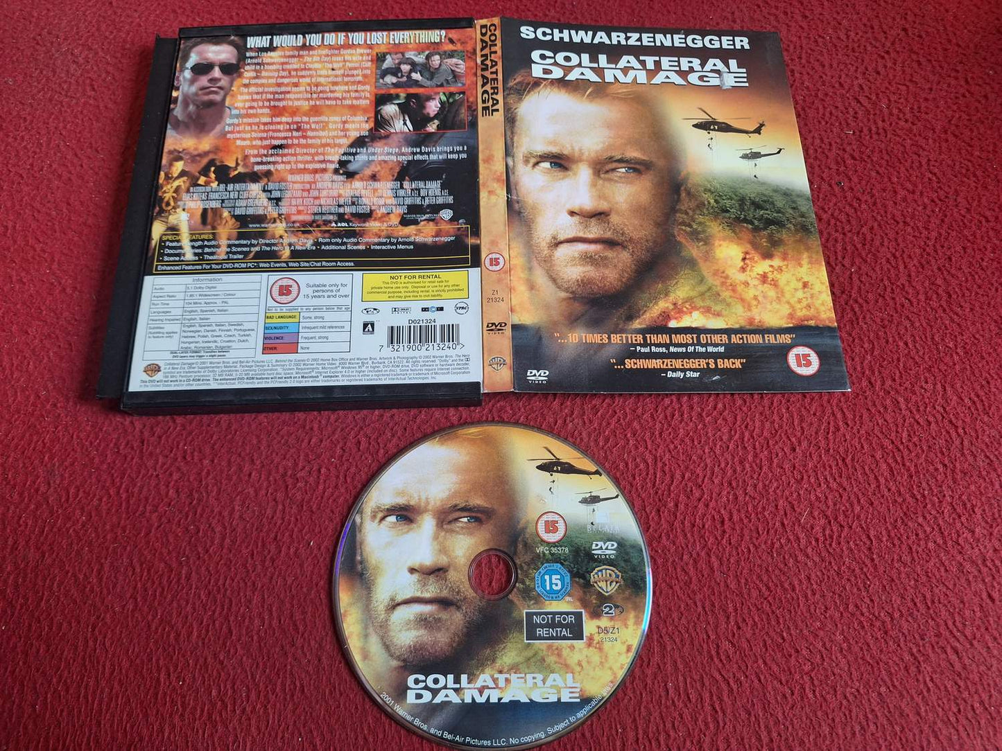 COLLATERAL DAMAGE [ SNAPCASE ] DVD