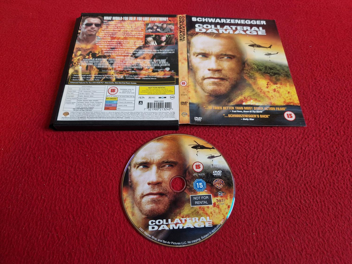 COLLATERAL DAMAGE [ SVENSK TEXT ] [ SNAPCASE ] DVD
