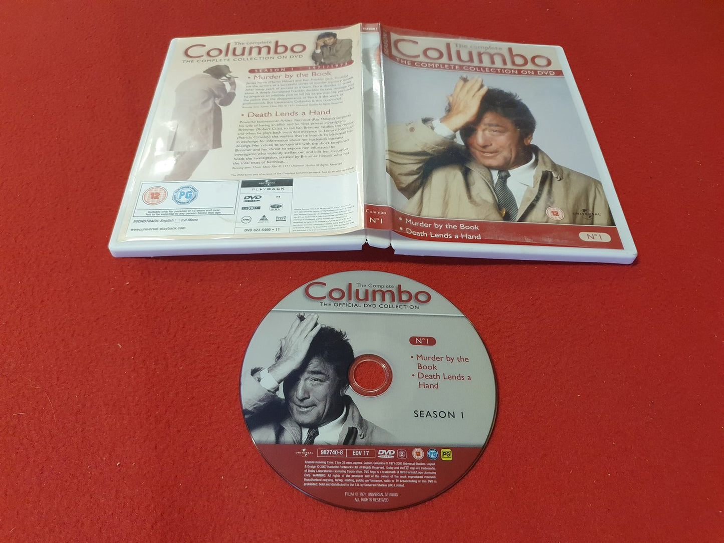 COLUMBO MURDER BY THE BOOK / DEATH LENDS A HAND till DVD