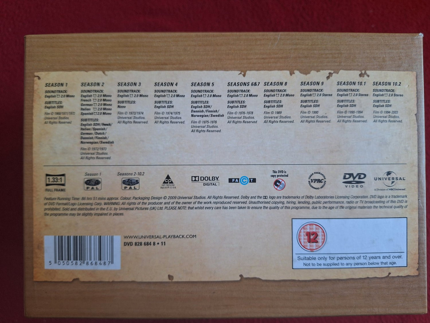 COLUMBO THE COMPLETE SERIES BOX - FINT SKICK DVD