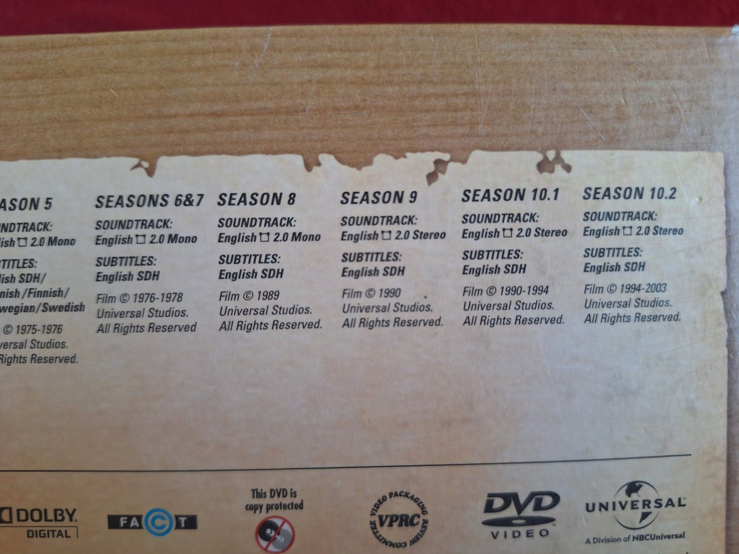 COLUMBO THE COMPLETE SERIES BOX - FINT SKICK DVD