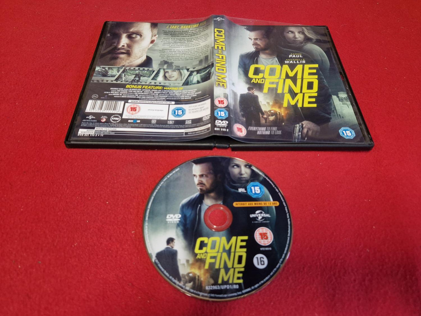 COME AND FIND ME till DVD