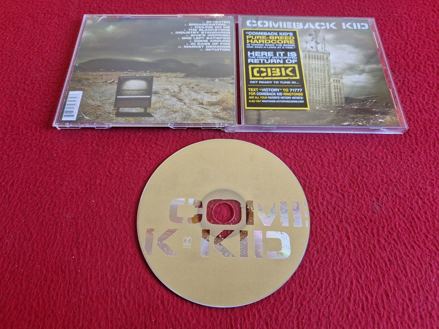 COMEBACK KID BROADCASTING CD
