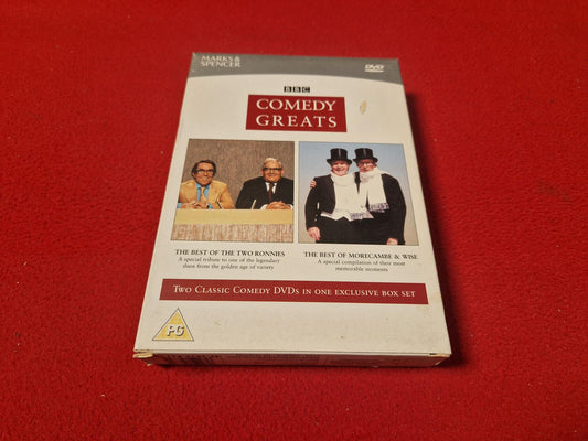 COMEDY GREATES THE BEST OF THE TWO RONNIES / MORECAMBE & WISE BOX till DVD