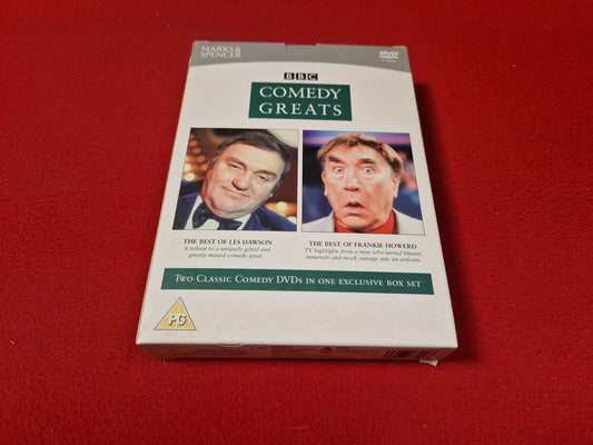 COMEDY GREATS BEST OF LES DAWSON / BEST OF FRANKIE HOWERD BOX till DVD