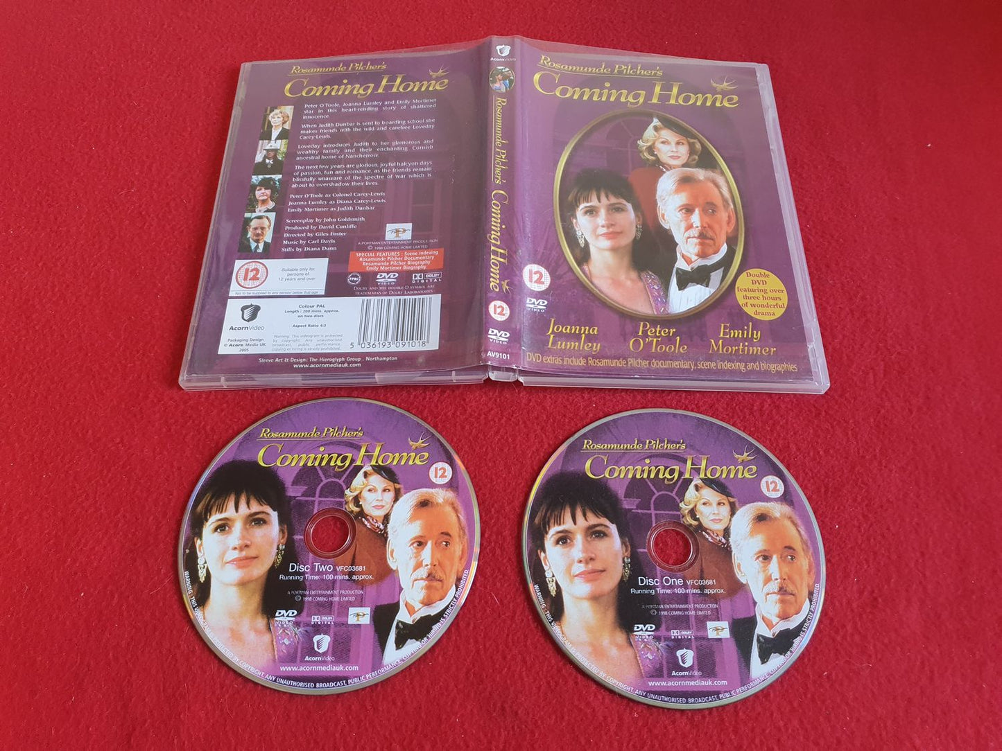 COMING HOME [ ROSAMUND PILCHER ] till DVD