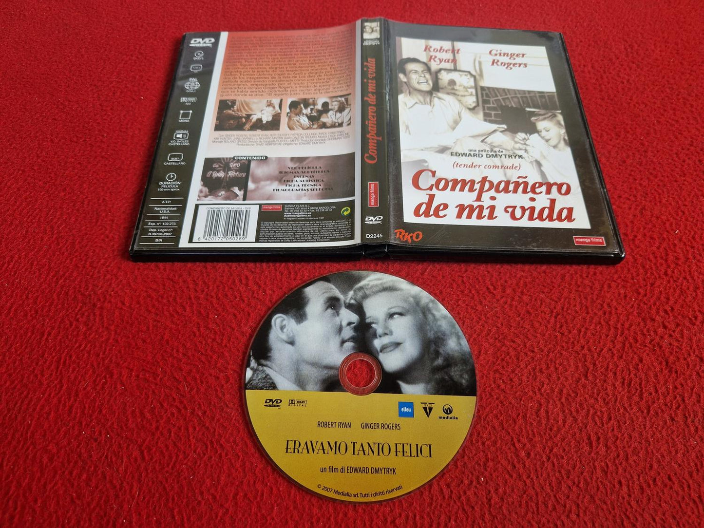 COMPANERO DE MI VIDA (TENDER COMRADE) [ ENGELSKT TAL ] DVD