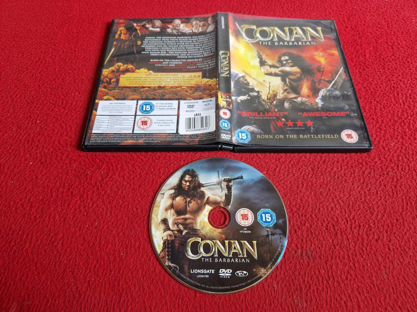 CONAN THE BARBARIAN DVD