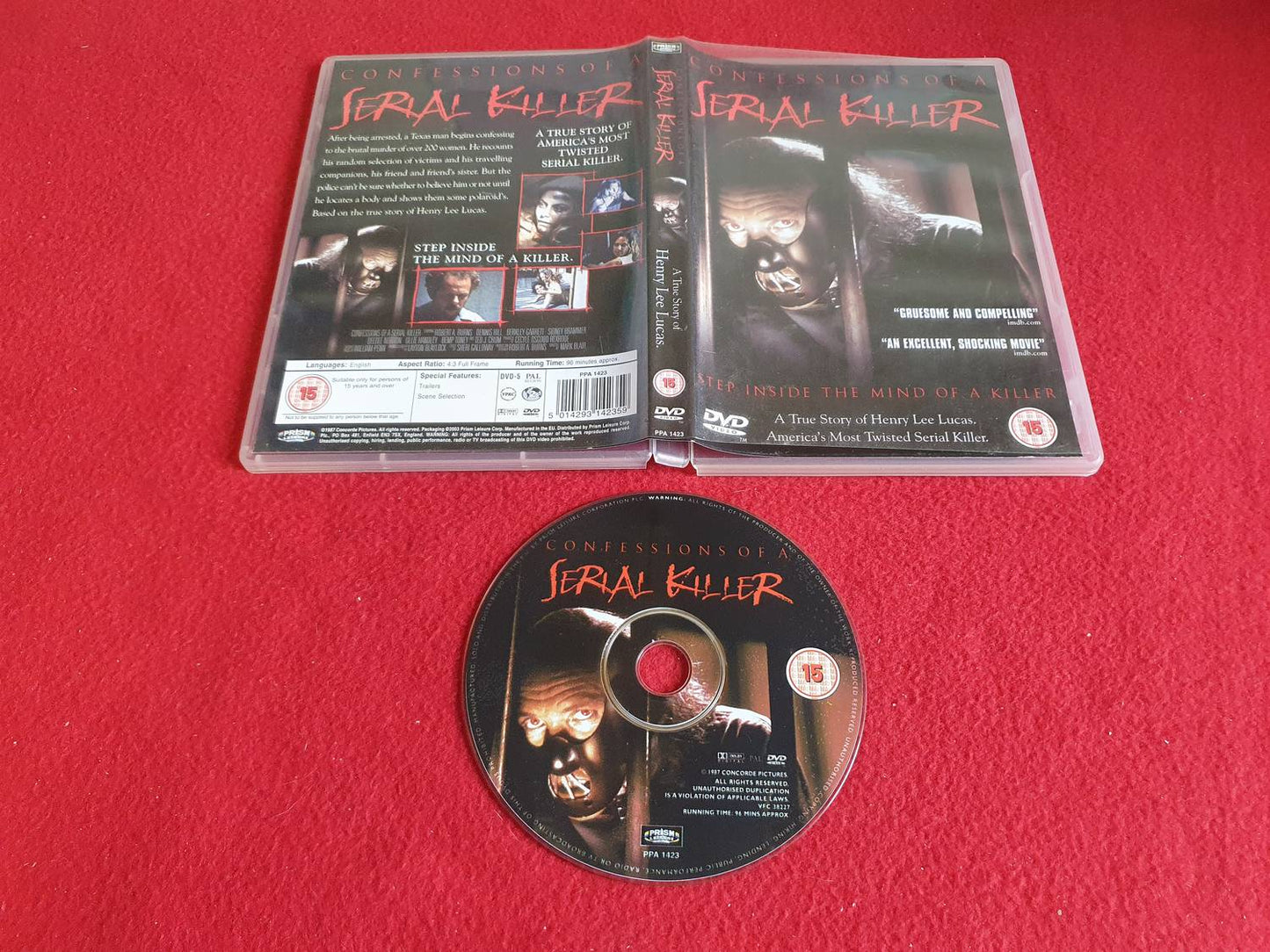 CONFESSIONS OF A SERIAL KILLER till DVD