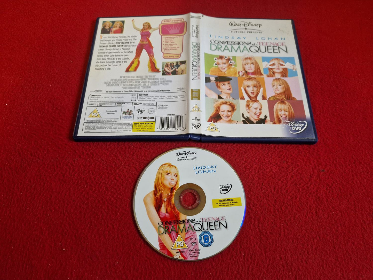 CONFESSIONS OF A TEENAGE DRAMA QUEEN DVD