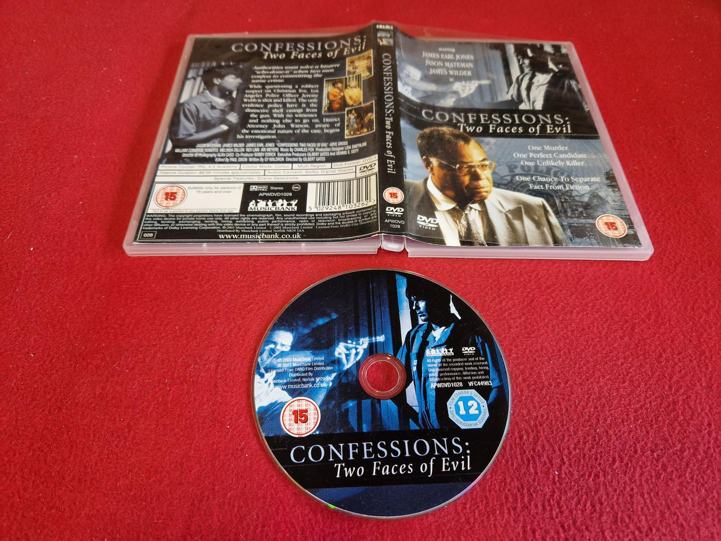 CONFESSIONS TWO FACES OF EVIL till DVD