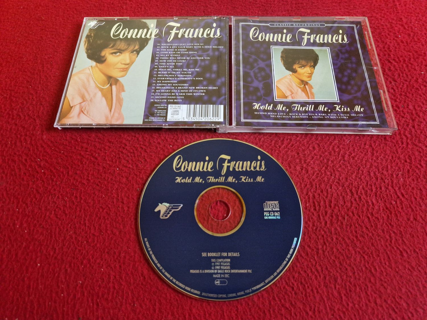 CONNIE FRANCIS HOLD ME THRILL ME KISS ME CD