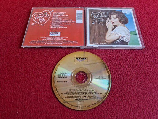 CONNIE FRANCIS LOVE SONGS CD