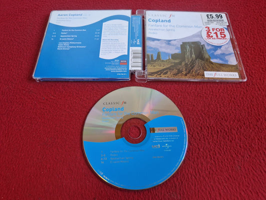 COPLAND FANFARE FOR THE COMMON MAN APPALACHIAN SPRING RODEO CD