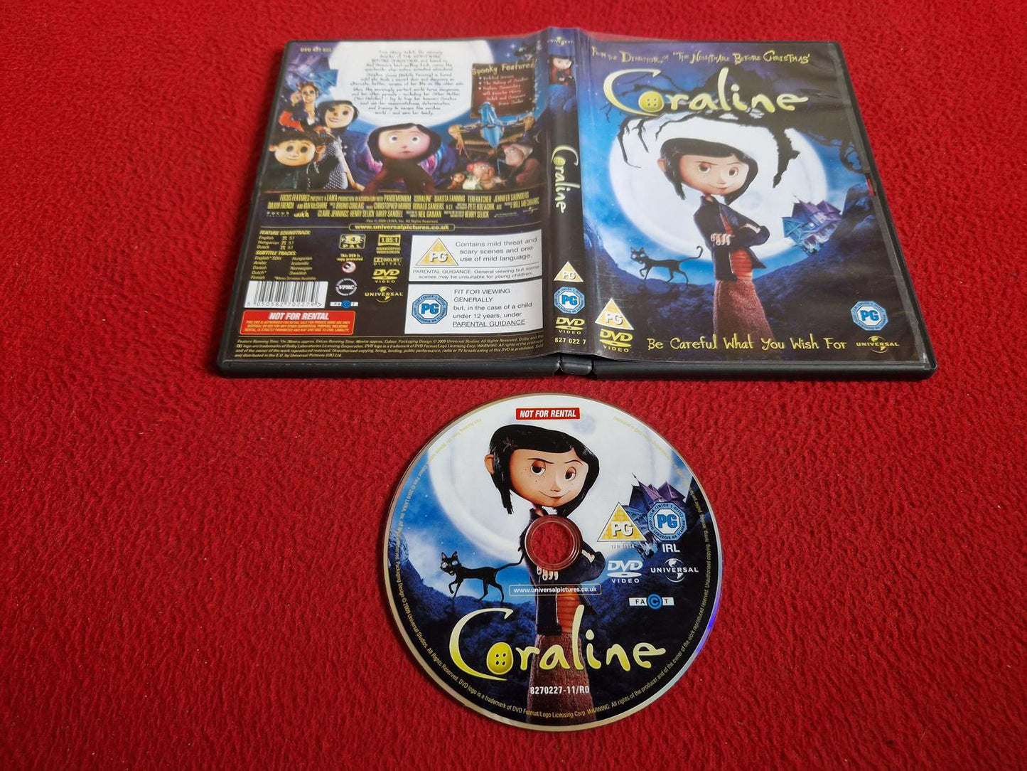 CORALINE [ SVENSK TEXT ] DVD