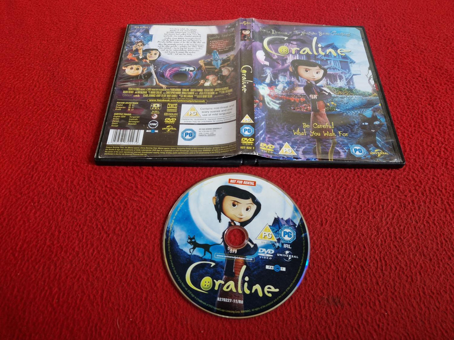 CORALINE [ SVENSK TEXT ] DVD