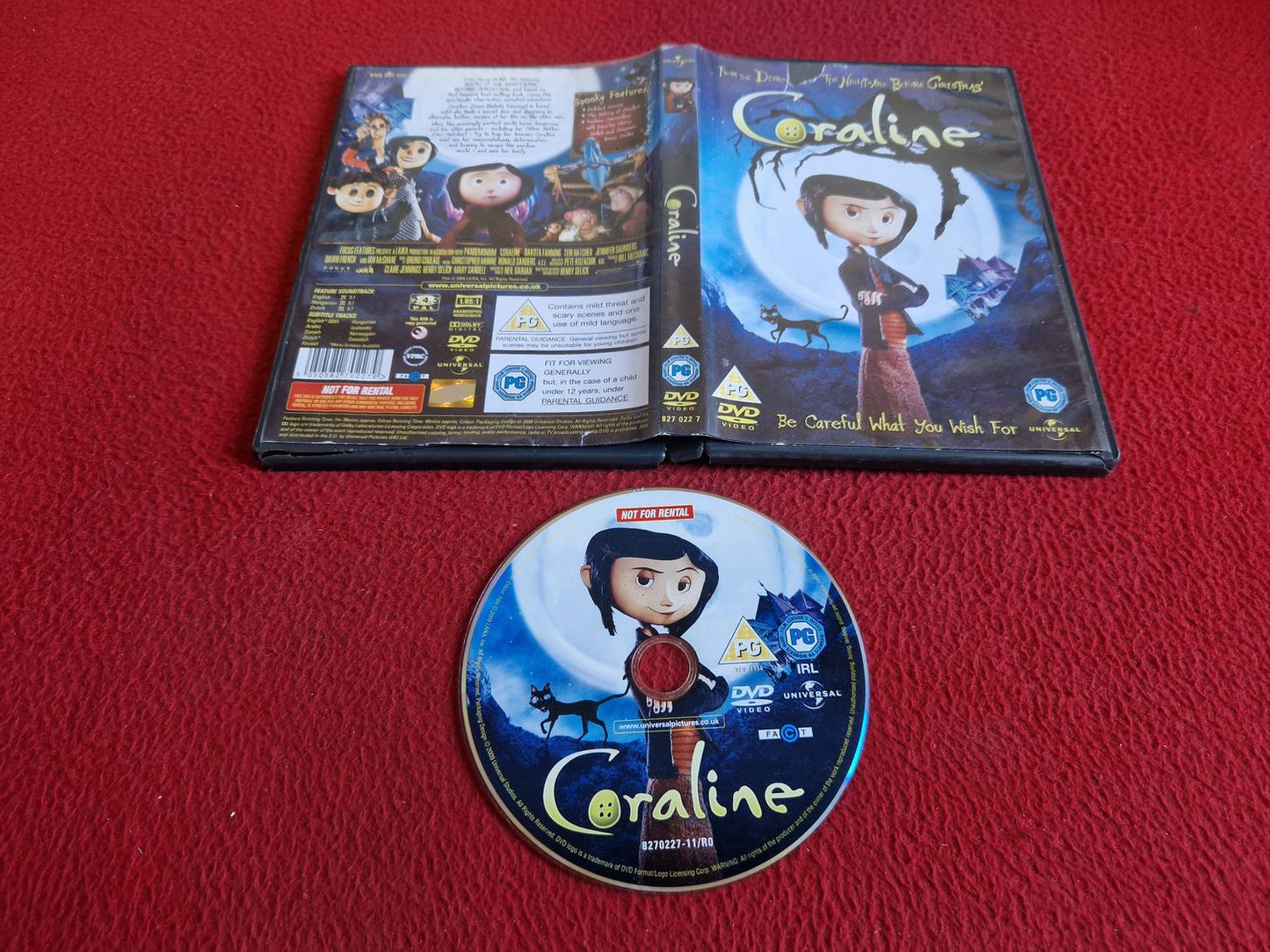 CORALINE [ SVENSK TEXT ] DVD