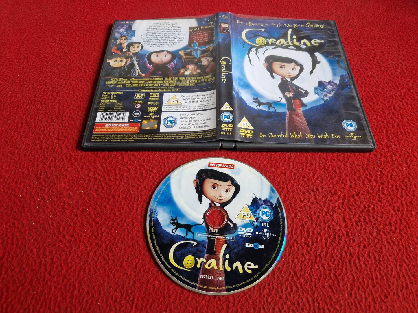 CORALINE [ SVENSK TEXT ] DVD