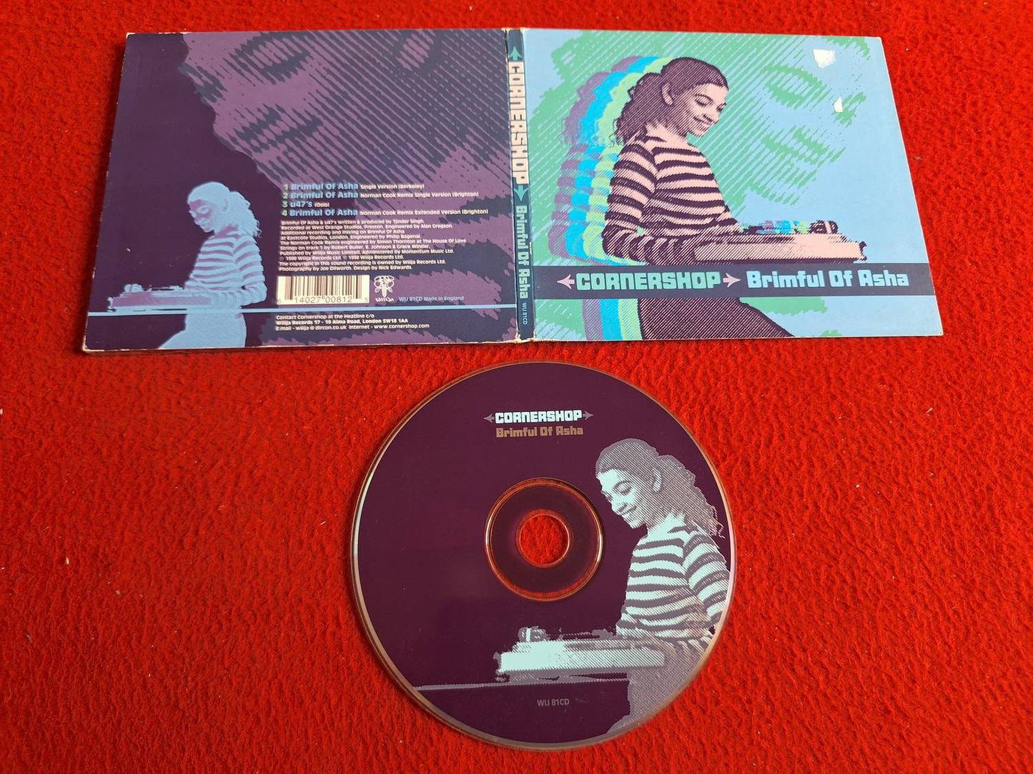 CORNERSHOP BRIMFUL OF ASHA CD