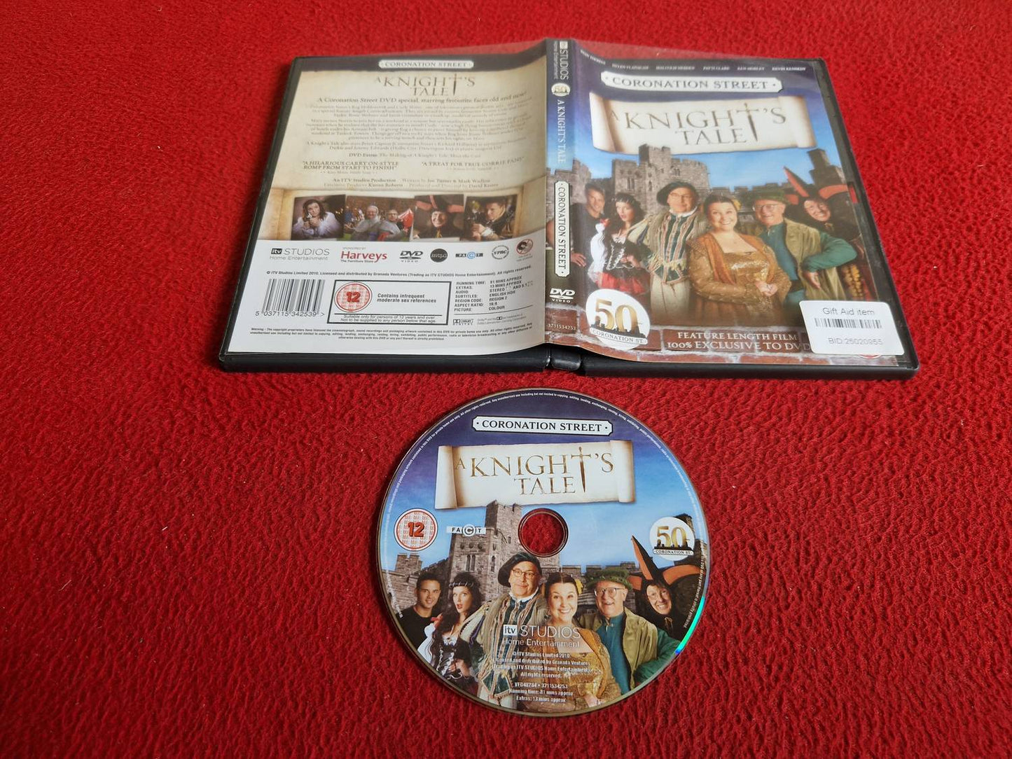 CORONATION STREET A KNIGHT'S TALE DVD