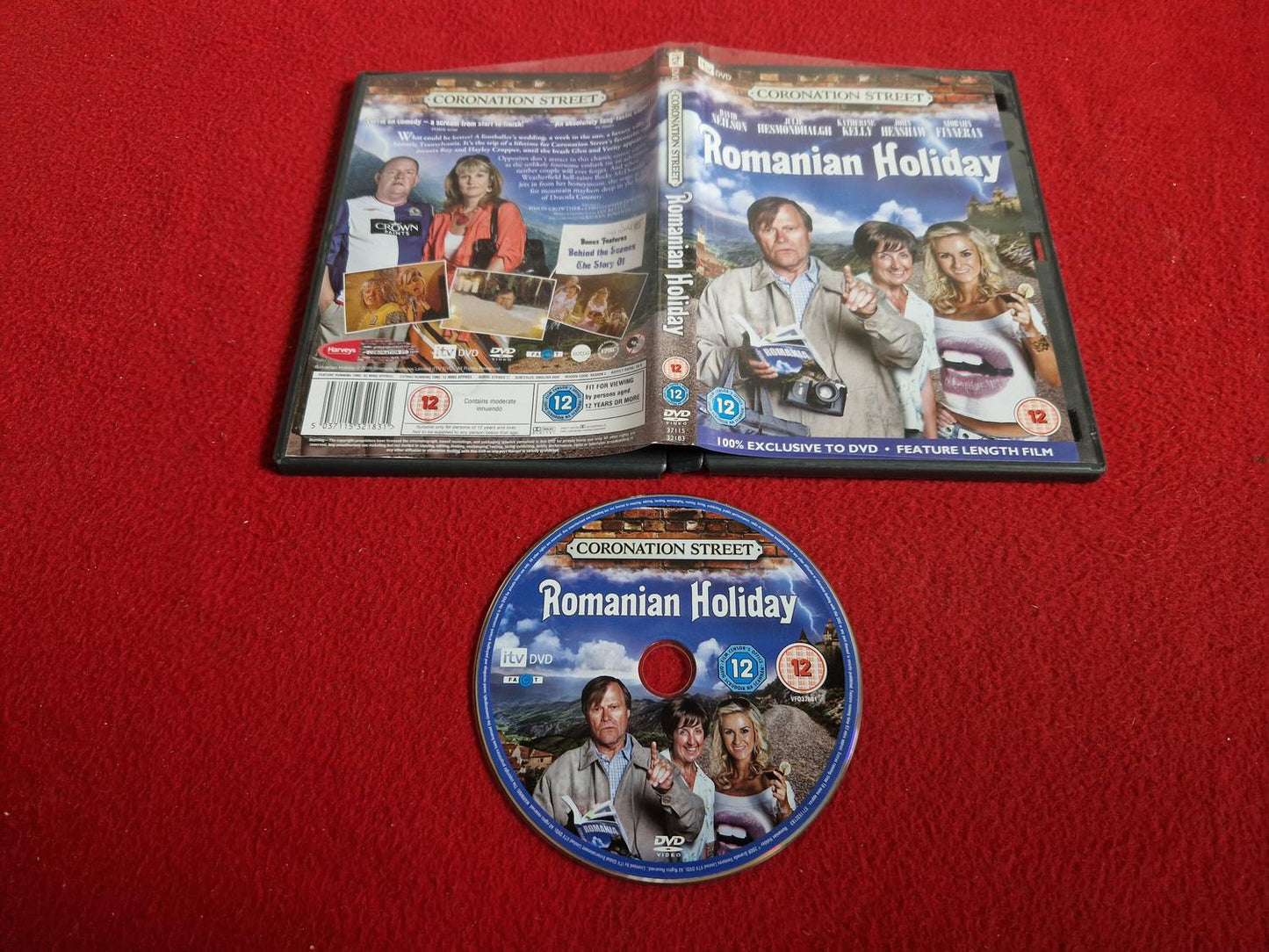 CORONATION STREET ROMANIAN HOLIDAY DVD