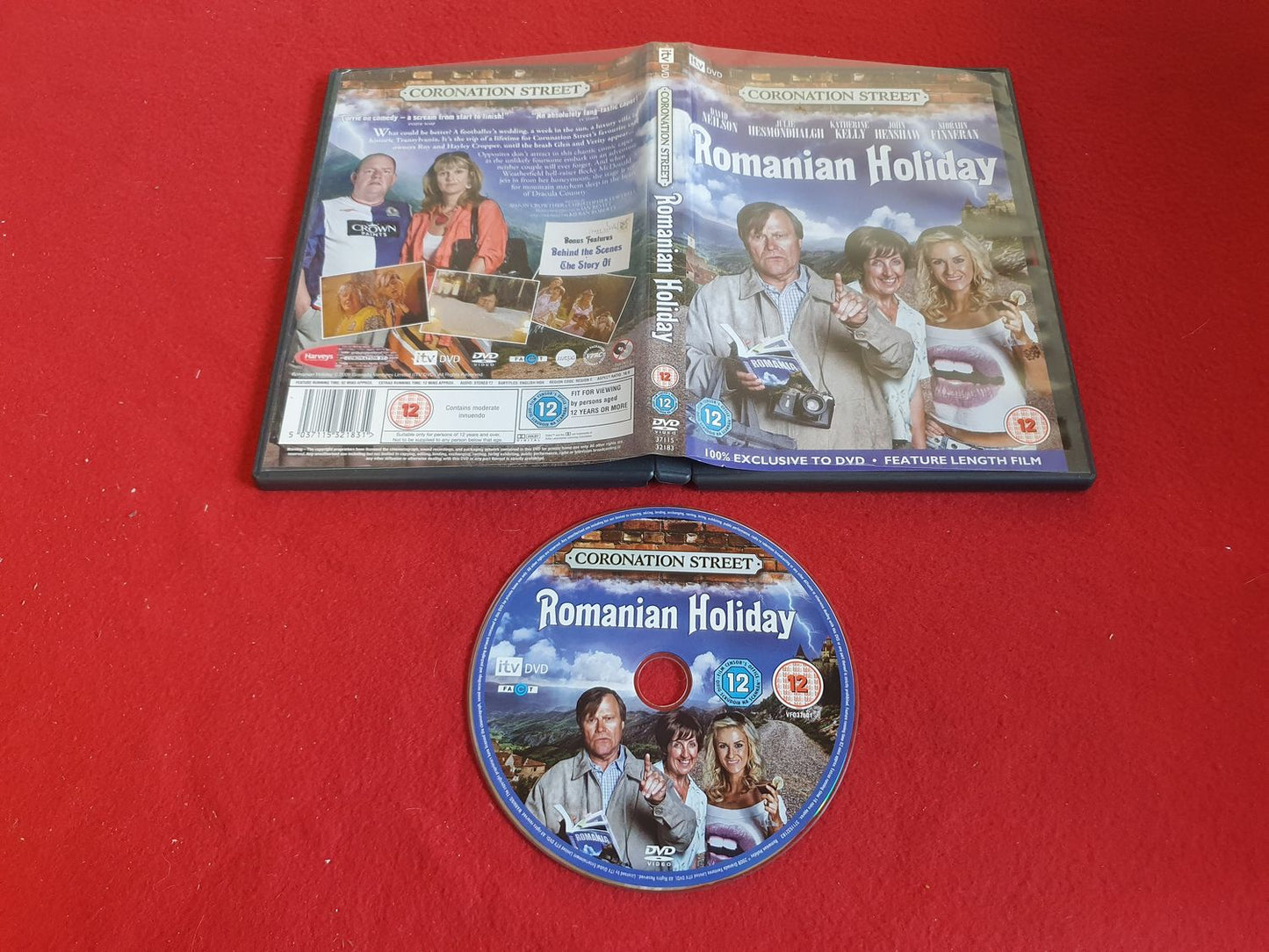 CORONATION STREET ROMANIAN HOLIDAY till DVD