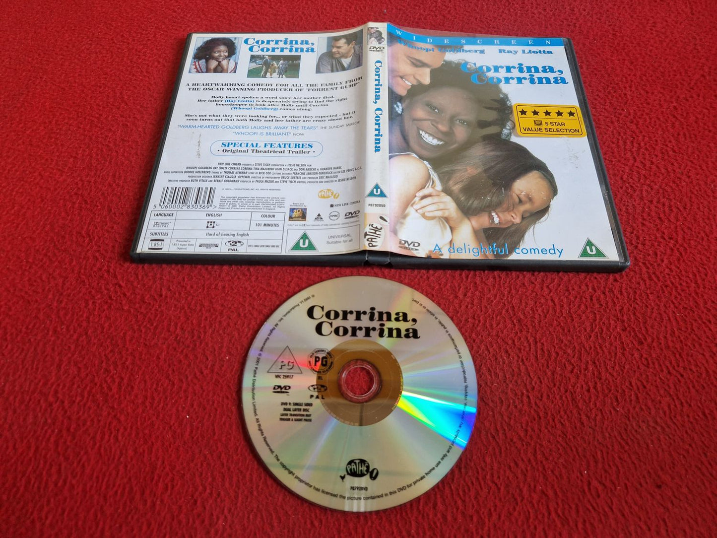 CORRINA CORRINA DVD
