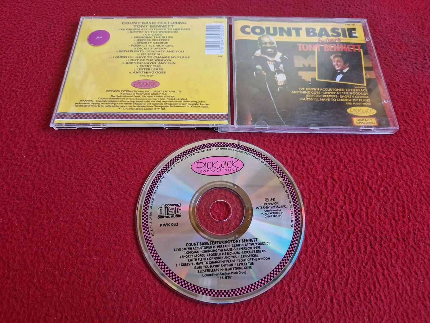 COUNT BASIE FEATURING TONY BENNETT CD