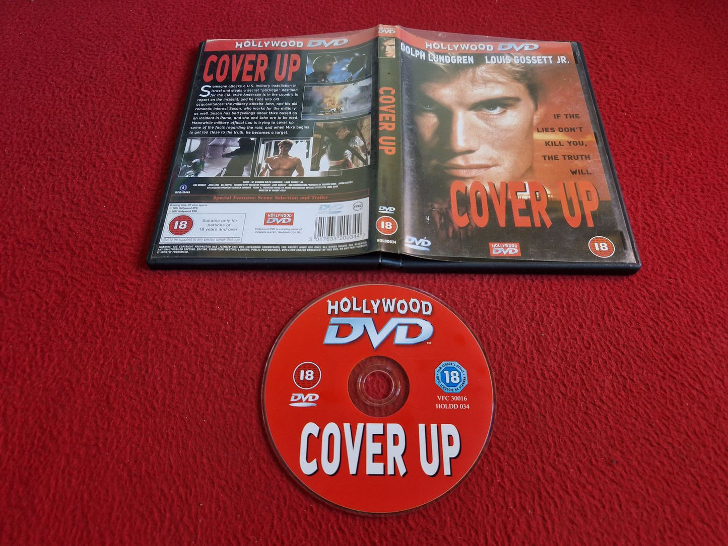 COVER UP DVD