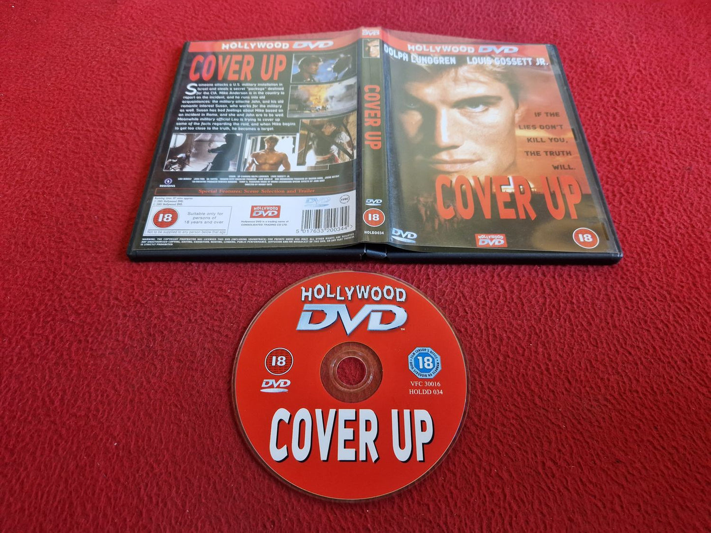 COVER UP DVD