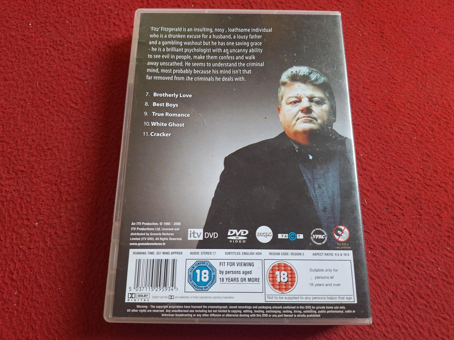 CRACKER THE COMPLETE COLLECTION EPISODES 7 - 11 [ ENGELSK TEXT ] BOX DVD