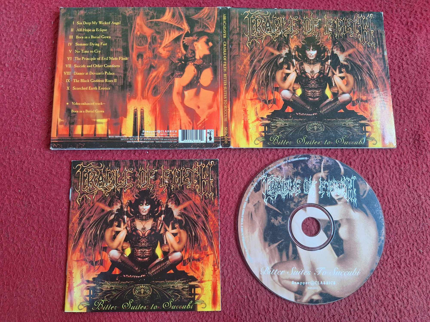 CRADLE OF FILTH BITTER SUITES TO SUCCUBI CD