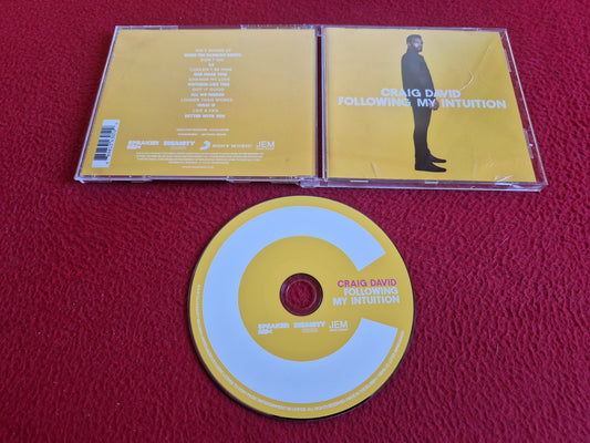 CRAIG DAVID FOLLOWING MY INTUITION CD
