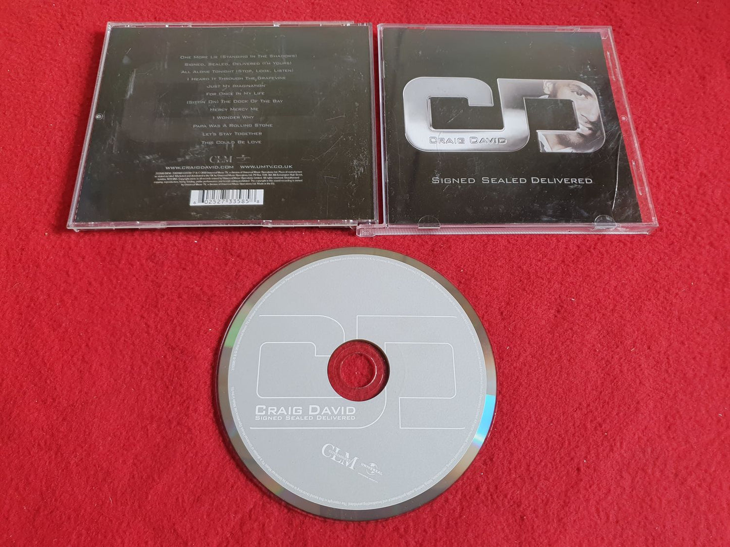CRAIG DAVID SIGNED SEALED DELIVERED till CD