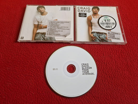 CRAIG DAVID SLICKER THAN YOUR AVERAGE CD