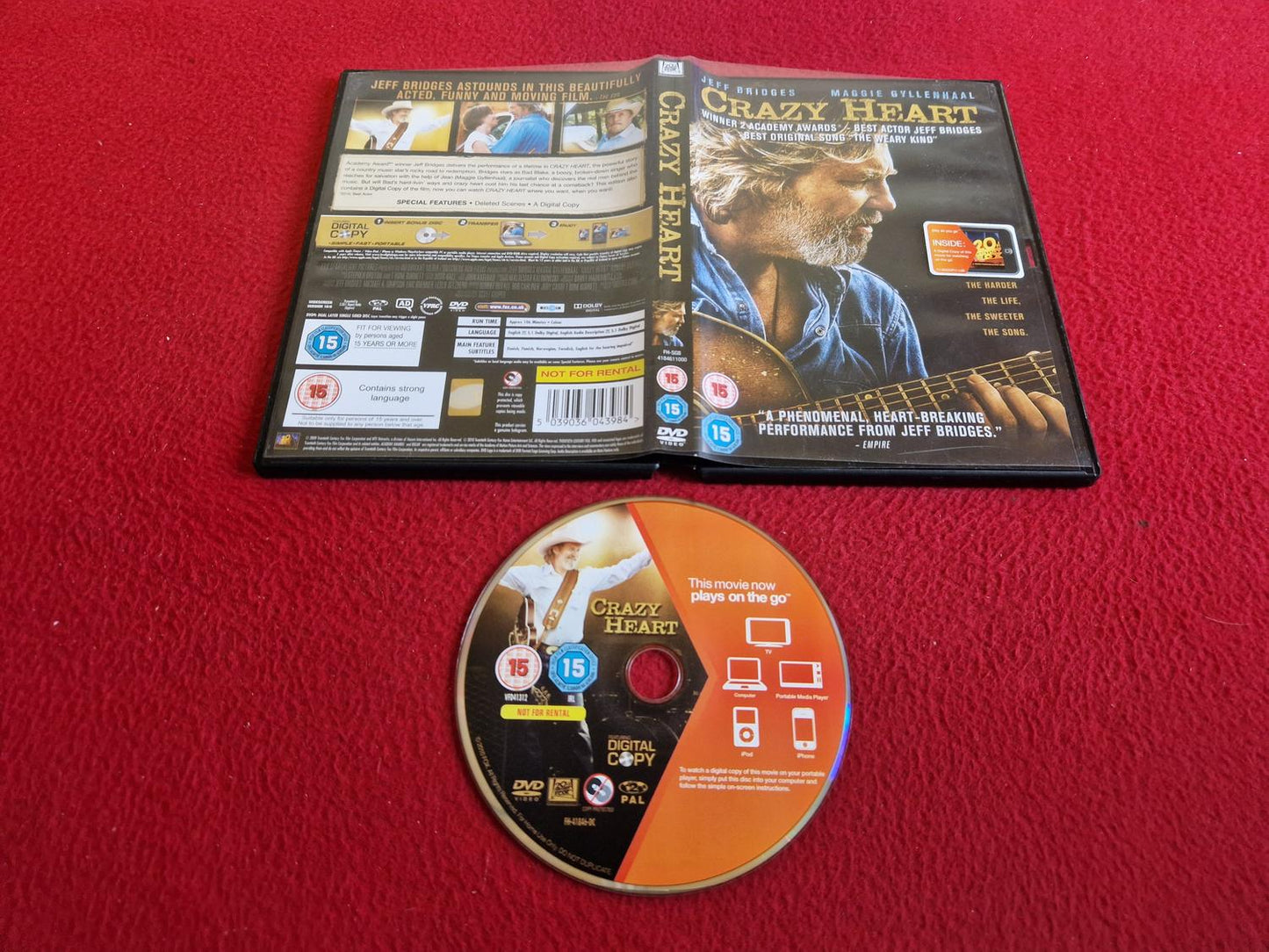 CRAZY HEART DVD