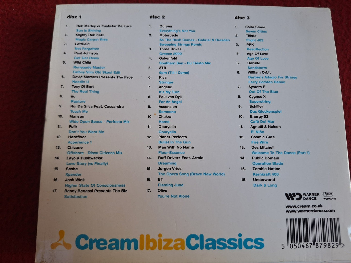 CREAM IBIZA CLASSICS CD BOX