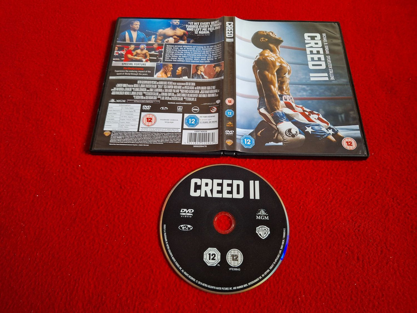 CREED II 2 DVD