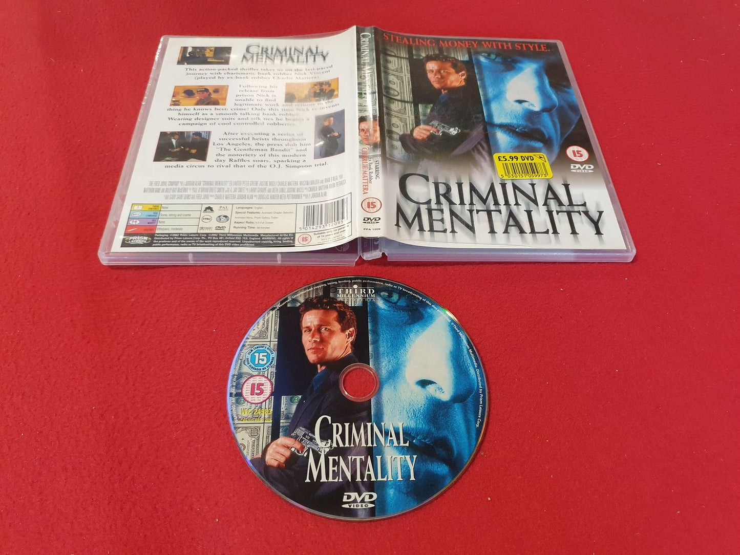 CRIMINAL MENTALITY till DVD