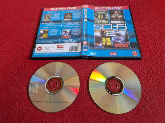 CROCODILE 1 & 2 + SHARK ATTACK 1 & 2 DVD