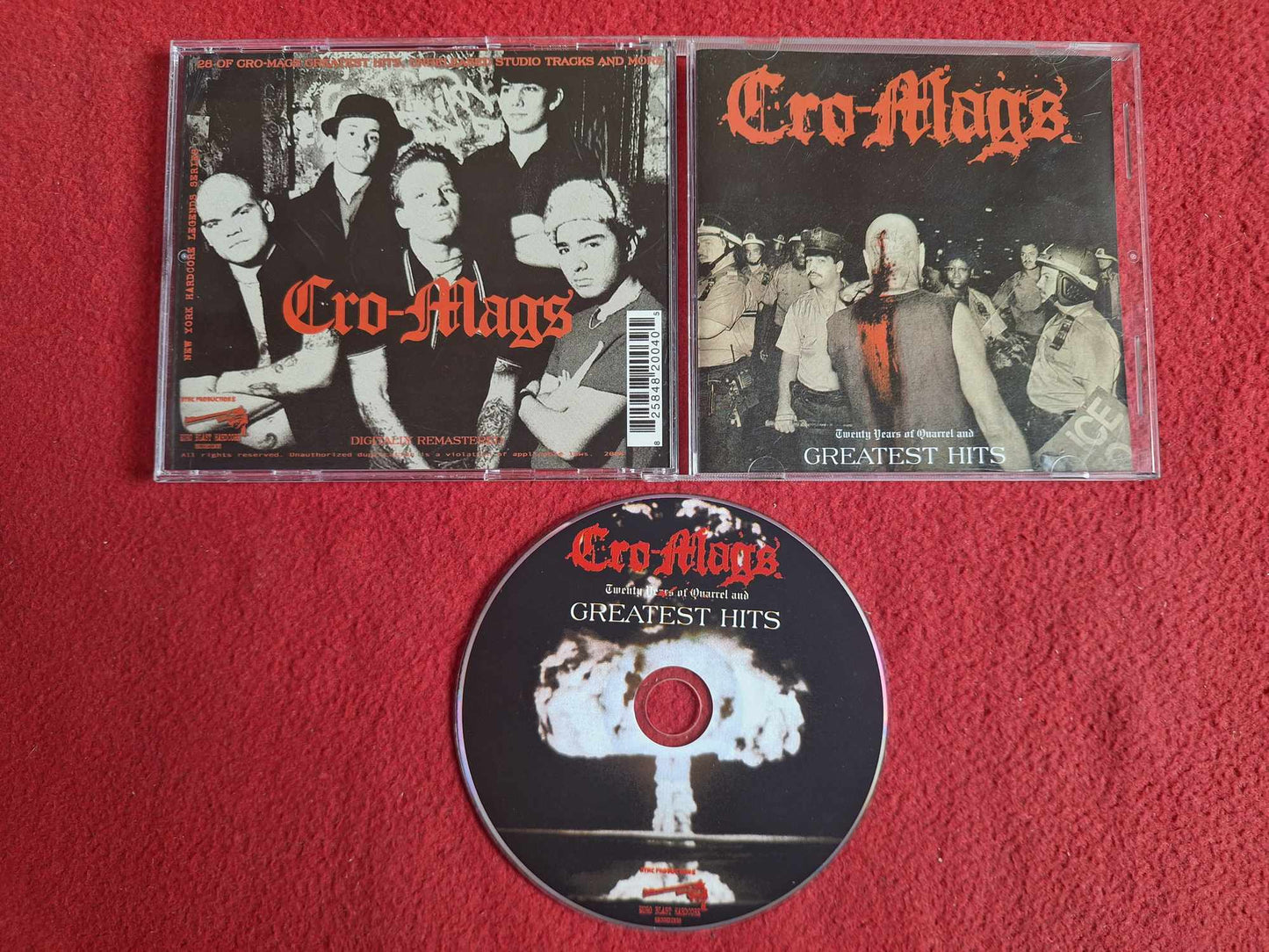 CRO-MAGS TWENTY YEARS OF QUARREL AND GREATEST HITS CD